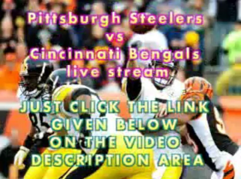 +BEST WATCH+WATCH+Pittsburgh Steelers vs Cincinnati Bengals live stream NFL Monday Night Exclusive