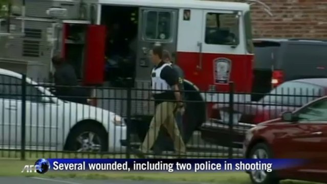 Several wounded in shooting at US Navy base