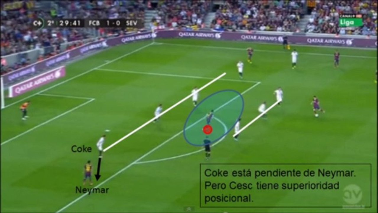 Cesc abre muralla