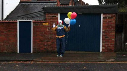 Northampton Clown Lurking Streets In The Middle Of The Night