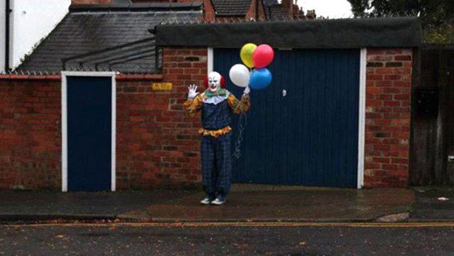Northampton Clown Lurking Streets In The Middle Of The Night