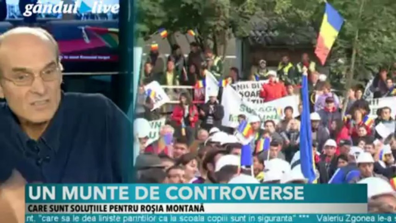 Cristian Tudor Popescu la Gândul LIVE, despre tehnicile de manipulare folosite de Băsescu şi Ponta în scandalul Roşia Montană - Gandul