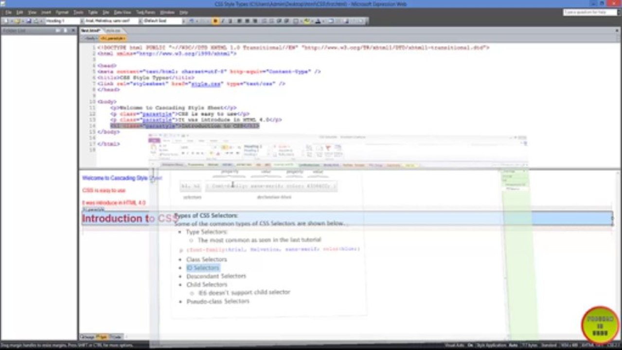 Part 9 - CSS Selectors (video 1)