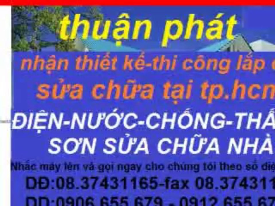 chuyen sua mai ton chong tham tai quan 3 tphcm//0906700438
