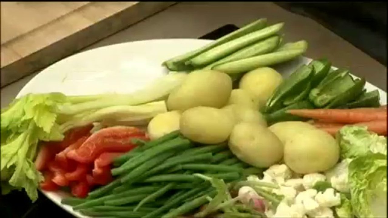 Robin Food (Crudités de verdura + Ensalada Telmo)
