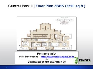 Central Park II Call @ +91 8587 8137 00 -A World of Changing Lifestyle Project.