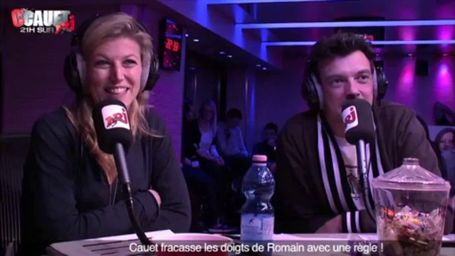 Cauet fracasse les doigts de Romain avec une règle ! - C'Cauet sur NRJ