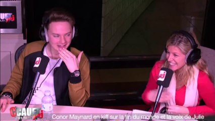 Conor Maynard en kiff sur la fin du monde et la voix de Julie - C'Cauet sur NRJ