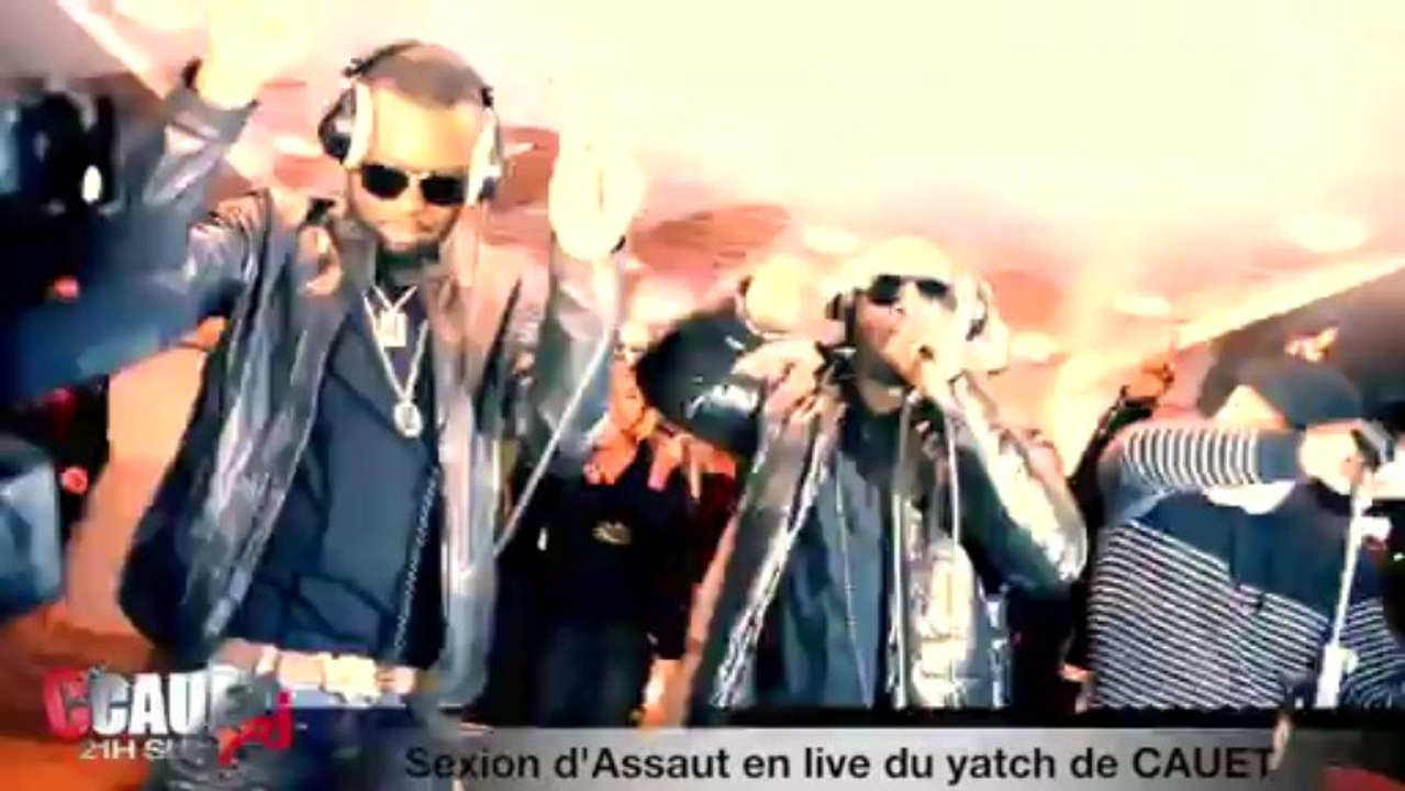 Sexion d'Assaut en live du yacht de chez CAUET - NMA 2013 - C'Cauet sur NRJ