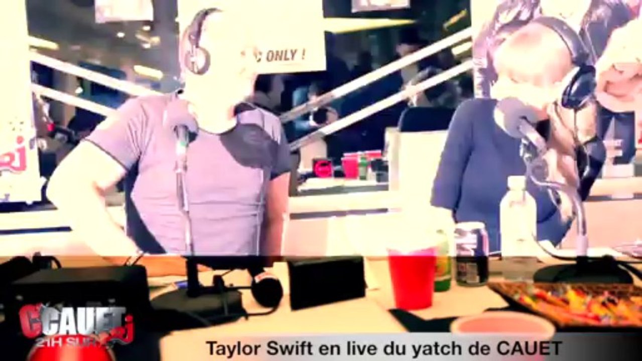 Taylor Swift en live du yacht de CAUET - NMA 2013 - C'Cauet sur NRJ