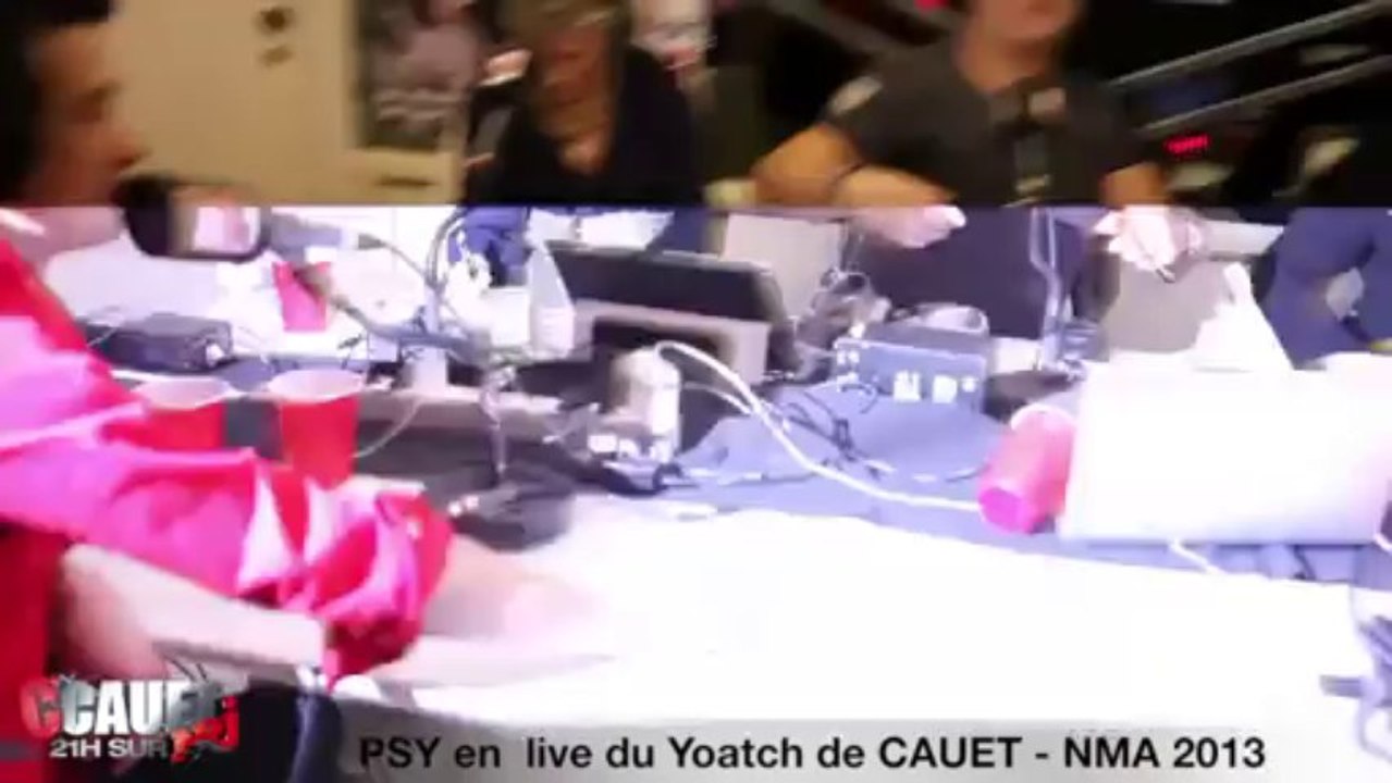 PSY en live sur le Yacht de CAUET - NMA 2013 - C'Cauet sur NRJ