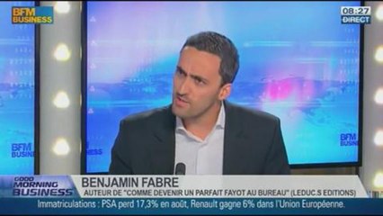 Un regard amusant sur les comportements en entreprises : Benjamin Fabre dans GMB - 17/09