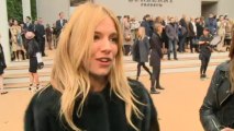 Sienna Miller at Burberry: Working with boyfriend was so fun