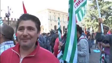 RIVA ACCIAIO: LA PROTESTA DEI 500 OPERAI