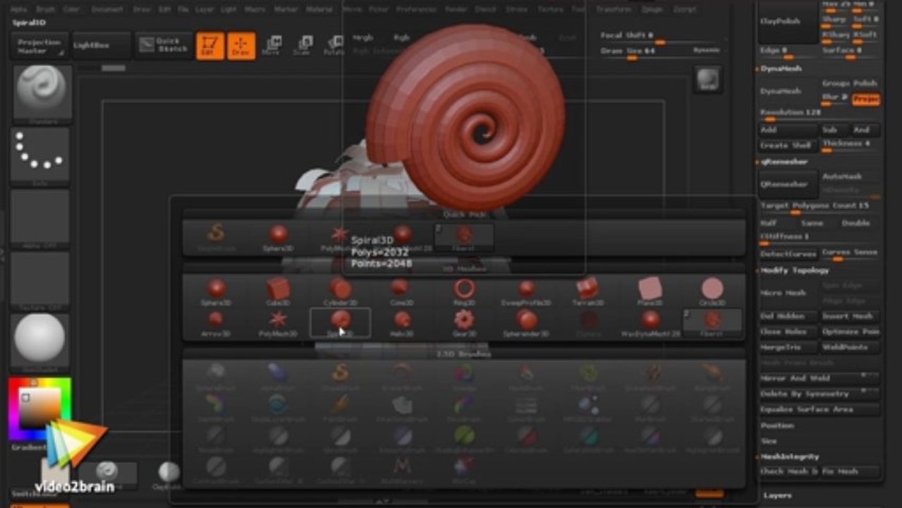 ZBrush 4 : FiberMesh et MicroMesh