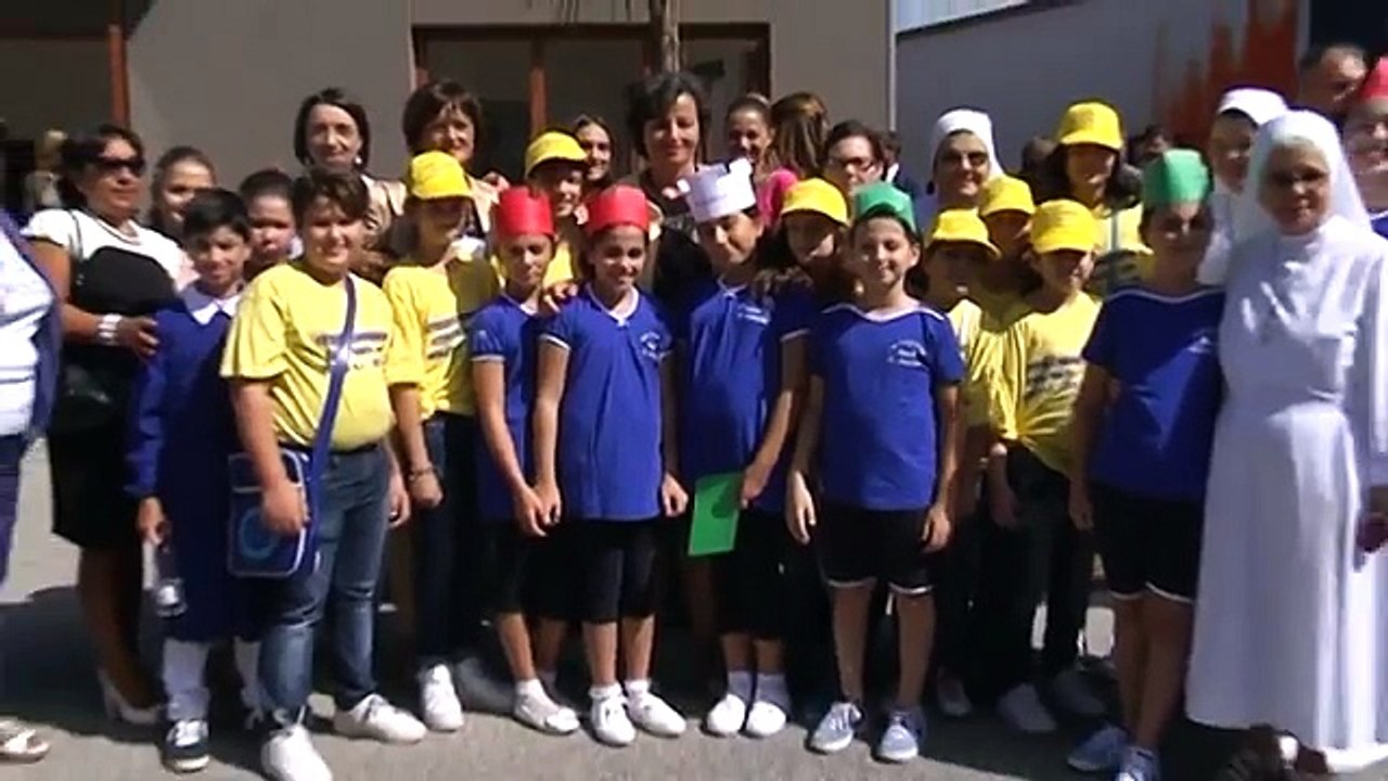 Casal di Principe (CE) - Il ministro Carrozza inaugura anno scolastico -1- (16.09.13)