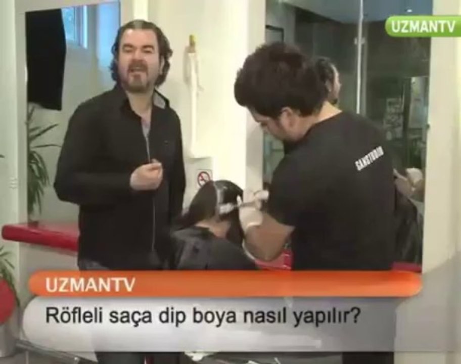 Röfleli saça dip boya nasıl yapılır_