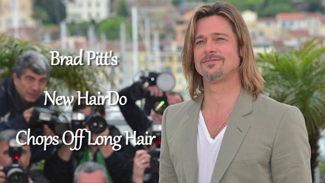 Brad Pitt New Hairdo - Brad Pitt Chops Off Long...