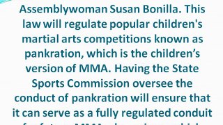 Legalising MMA Competitions