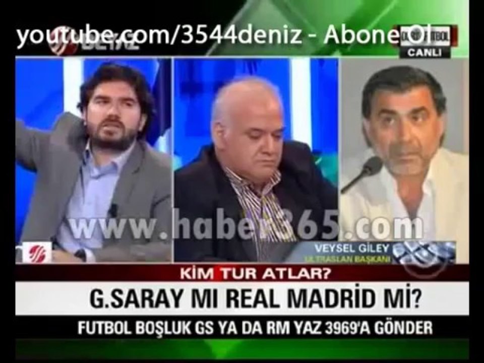 ultrAslan Lideri Ümit Özat ve Ahmet Çakar Canlı Yayın Kavgası