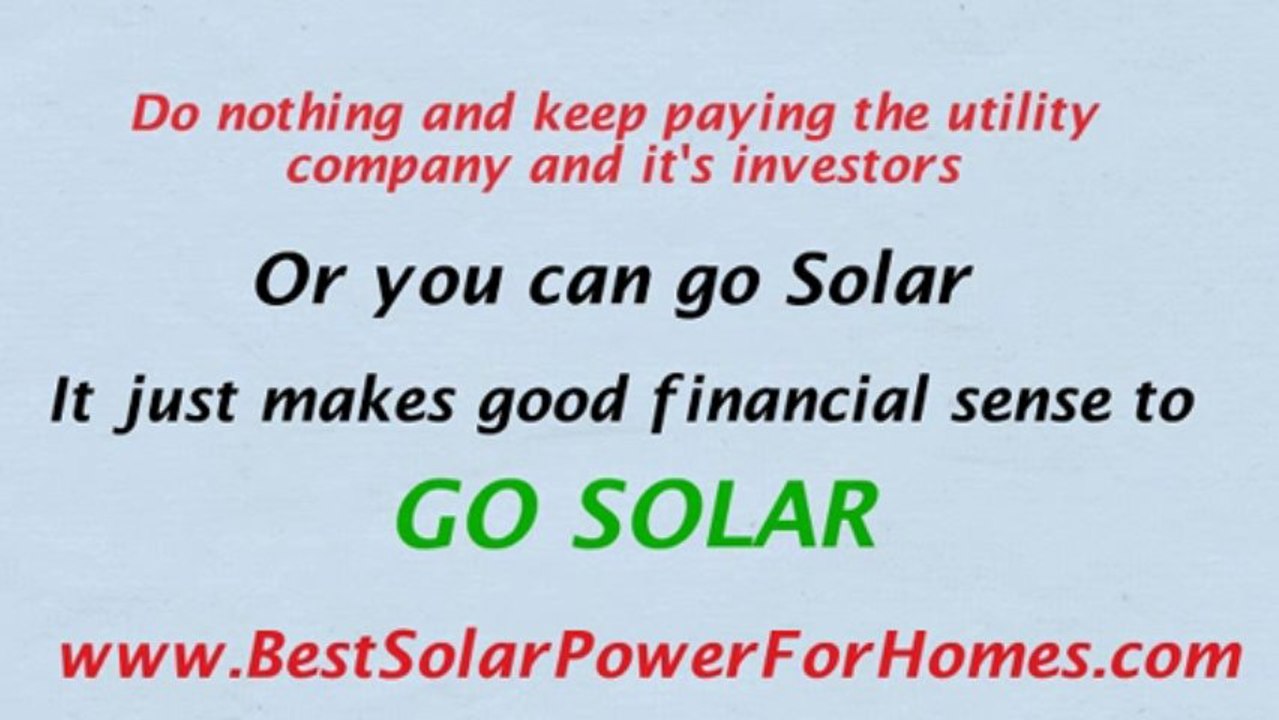 How our solar power program works