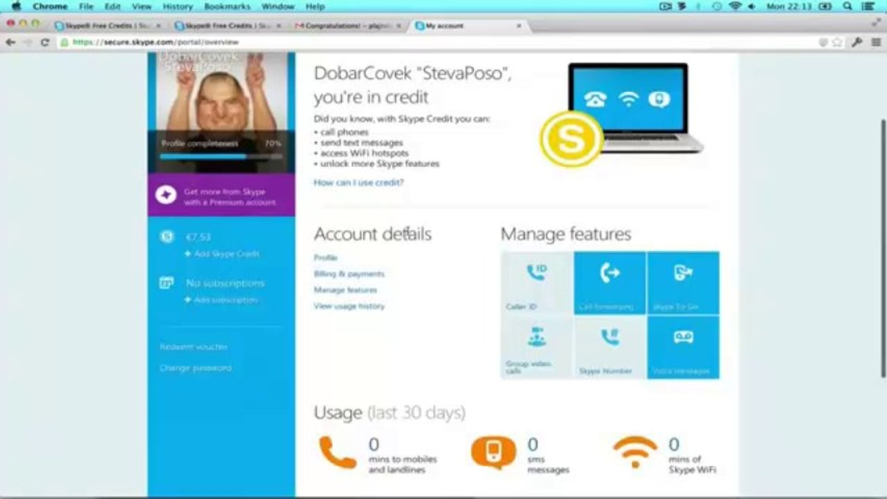 Skype Credit Generator 2013 - [UPDATED] [With Proof]