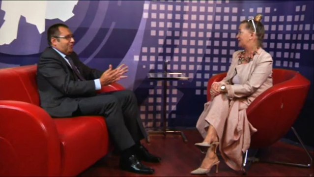 Wiceprezydent Włocławka Jacek Kuźniewicz w studiu Telewizji Kujawy