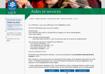 aide au calcul RSA tutoriel