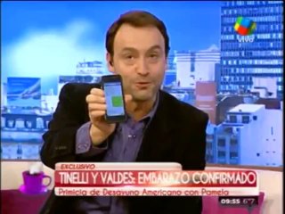 La noticia del día, confirmación del embarazo de Tinelli y Valdes