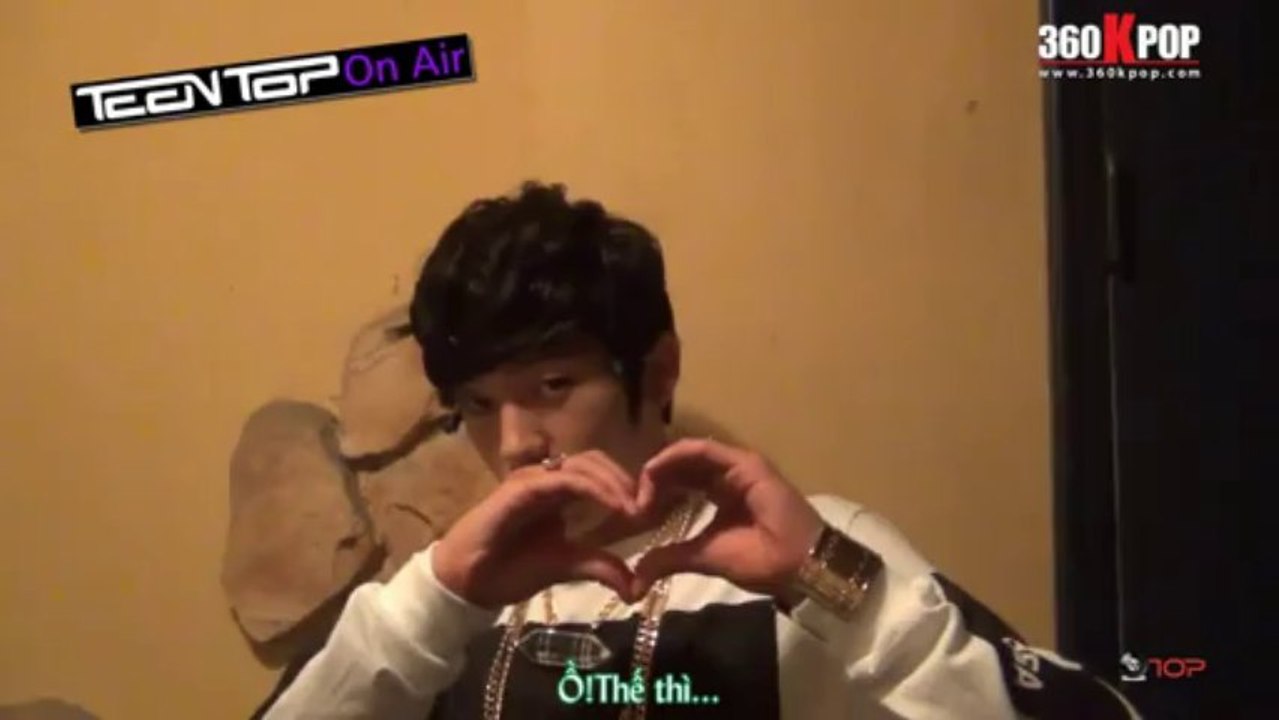 [Vietsub] TEEN TOP ON AIR -  Niels MV set introducing ( ANGEL Team ) {360kpop}