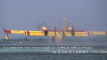 Quatre avions français engagés sur les feux de forêts au Portugal