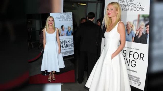 Gwyneth Paltrow Looks White Hot at Thanks For Sharing Premiere