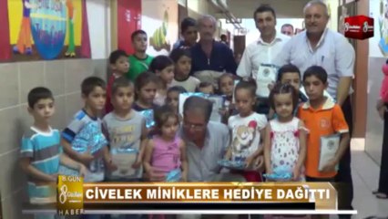 YUSUF CİVELEK MİNİKLERE KIRTASİYE YARDIMI 8.GÜN HABER