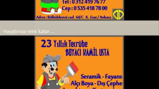 boyacı ustası ankara 0312 419 76 77