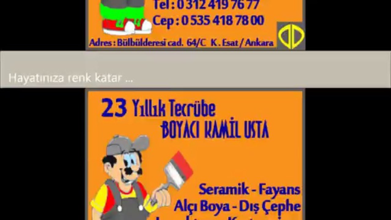 boyacı ustası ankara  0312 419 76 77