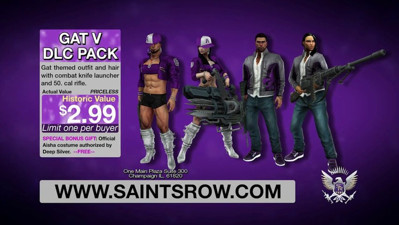 Saints Row 4 | "GAT V" DLC Pack Trailer [EN]