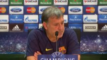 Gerardo Martino, ilusionado ante su primer partido de Champions