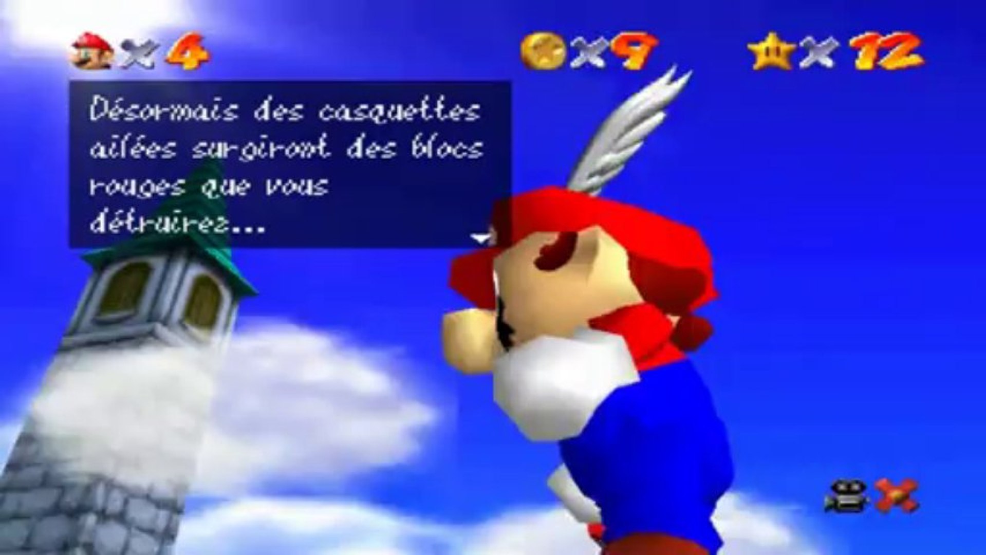 Super Mario 64 - Interrupteur de la Tour Ailée - Vidéo Dailymotion