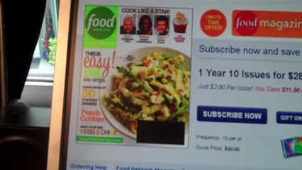 Food Network Magazine Subscription