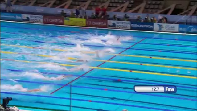 Equipe du Matin en compagnie de Yannick Agnel, champion du monde de natation à Barcelone