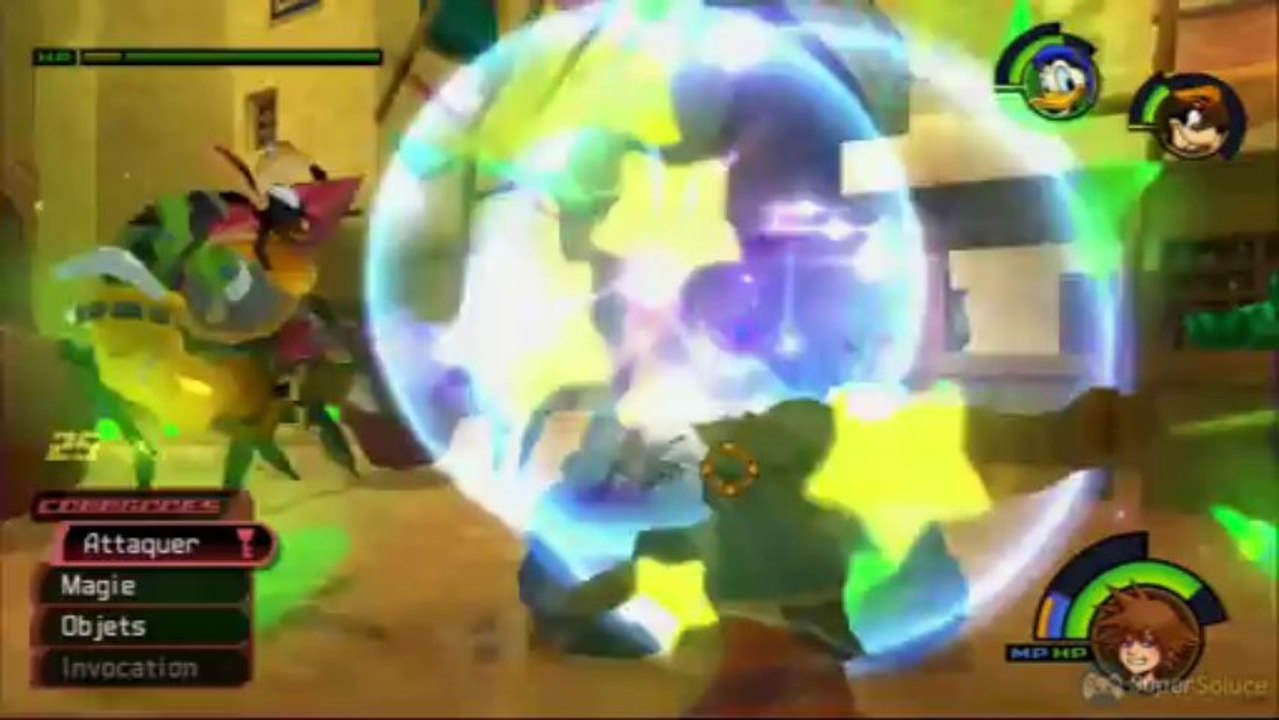 Kingdom Hearts HD 1.5 remix - combat contre Mille-pots