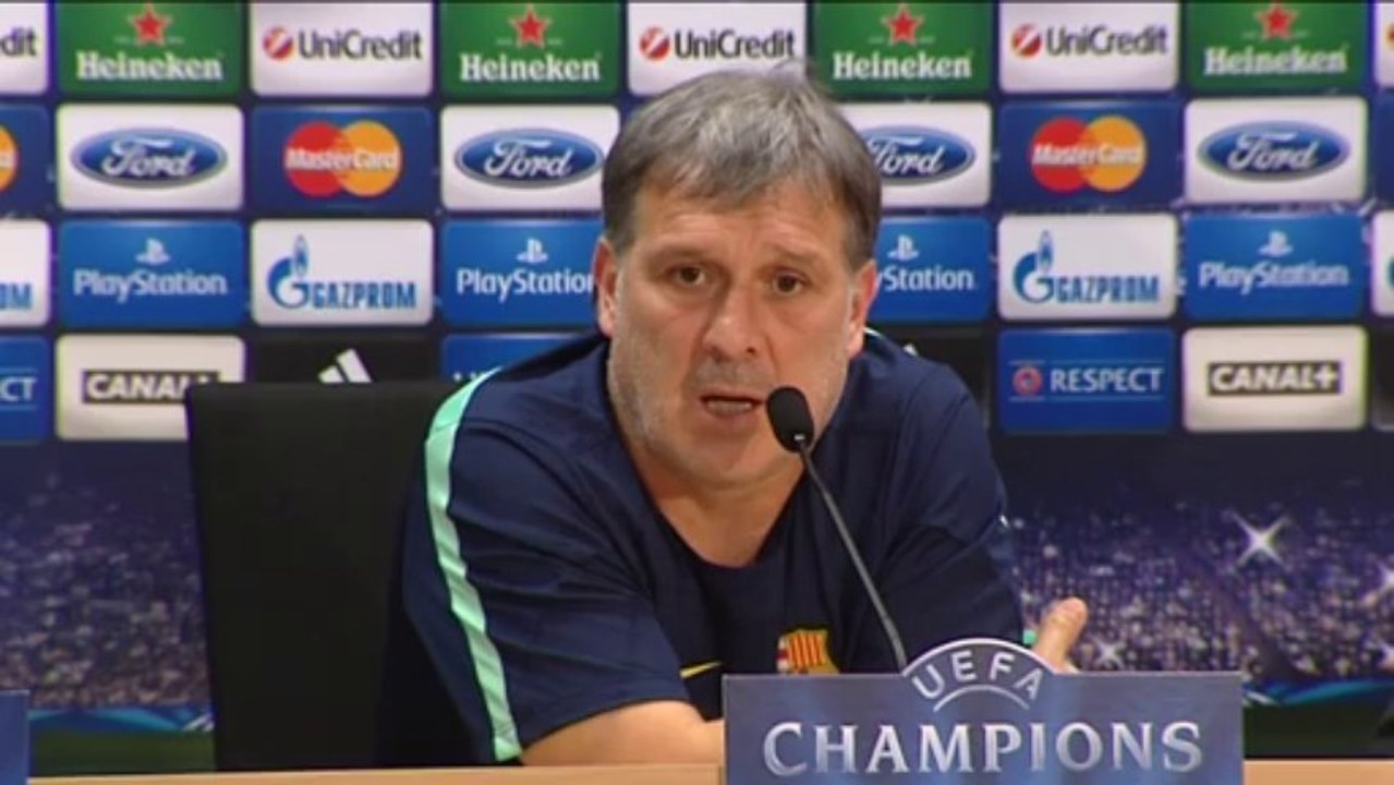 Tata Martino, con "grandes expectativas" en su debut en Liga de Campeones