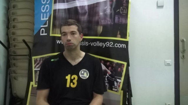 Clément Bleuze, capitaine du Plessis-Robinson Volley-Ball (septembre 2013)