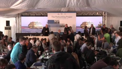 Italy cruise wreck stands upright after massive salvage