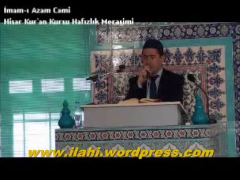 Hafız Faruk Yavuz - Hisar Kuran Kursu Hafızlık Merasimi 2013