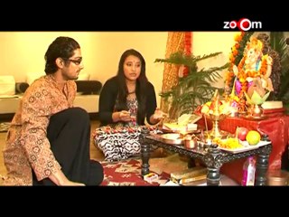 Prateik Babbar celebrates Ganesh Puja