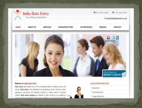 Offshore Outsourcing Data Entry Services With 99.99% accuracy