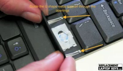 Individual laptop key repair guide - how to install a keyboard key