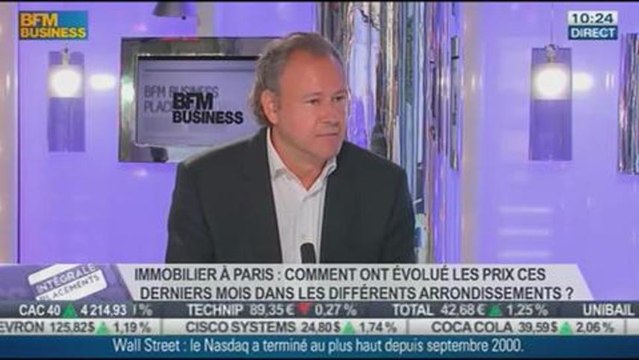 Le point sur l'immobilier parisien : Olivier Marin dans intégrale Placements - 19/09