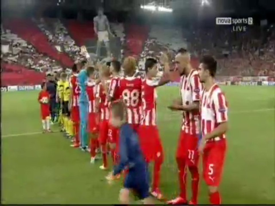 Olympiacos fans 3D coreo vs Pari SG